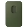 Cartera para tarjetas Apple iPhone FineWoven con MagSafe verde musgo Microtwill