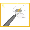 Puntas de stylus para Onyx E-Reader Note 3 — Puntas de repuesto, Negro, 5 uds.