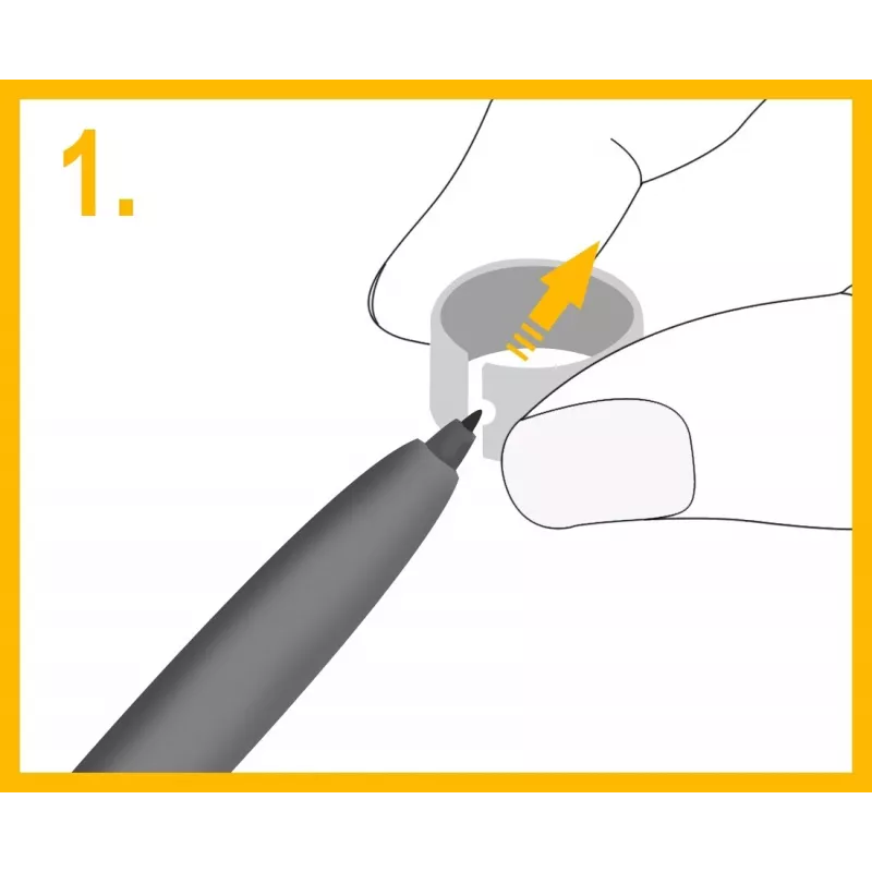 Puntas de stylus para Onyx E-Reader Note 3 — Puntas de repuesto, Negro, 5 uds.