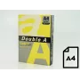 Papel de color Double A, 80g, A4, 500 hojas, limón