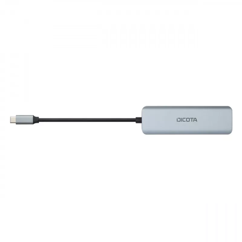 Hub USB Type-C DICOTA D32061 10000 Mbit/s Plata