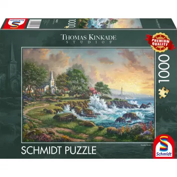 Thomas Kinkade Studios: Kleinod am Meer, puzzle 1000 piezas