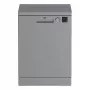 Lavavajillas independiente BEKO DVN05320S, clase de eficiencia energética E, ancho 60 cm, acero inoxidable