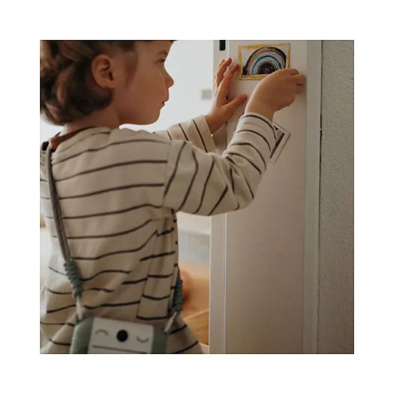 Cámara digital infantil KIDYWOLF Kidyprint Verde Blanco