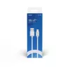 Cable USB 2.0 SAVIO CL-168, USB A (conector macho) a USB C (conector macho), 3 m, blanco
