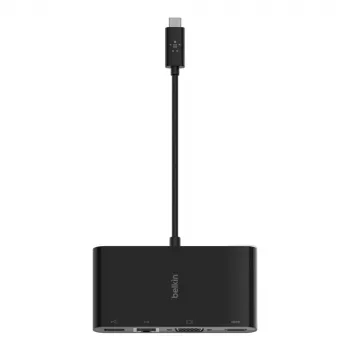 Hub de interfaz Belkin AVC005BTBK USB 3.2 Gen 1 (3.1 Gen 1) Type-C negro