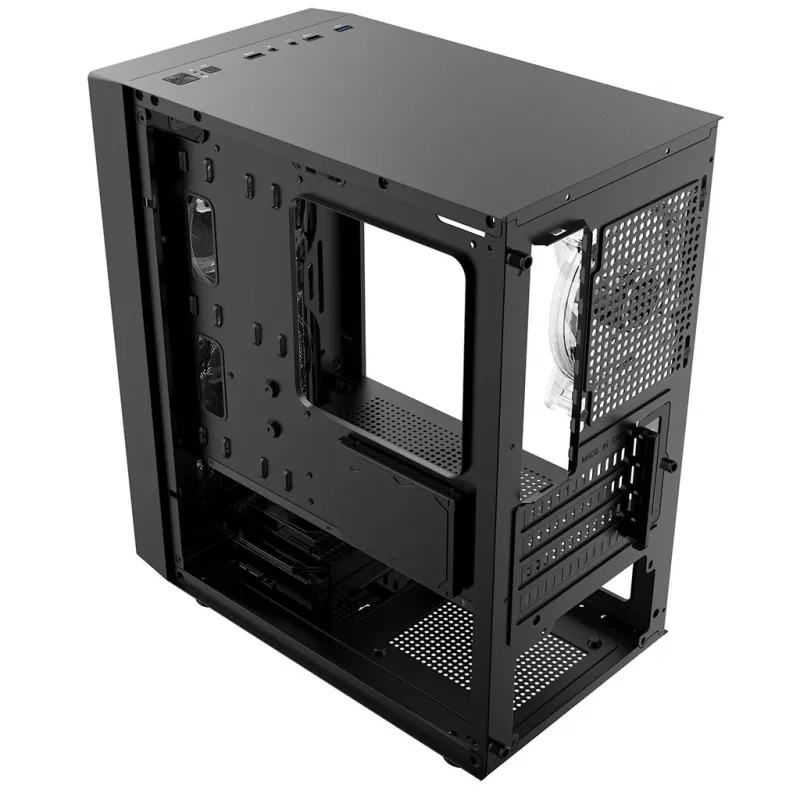Caja de ordenador Logic Concept Atos AM-ATOS-10-0000000-0002 ATX negra