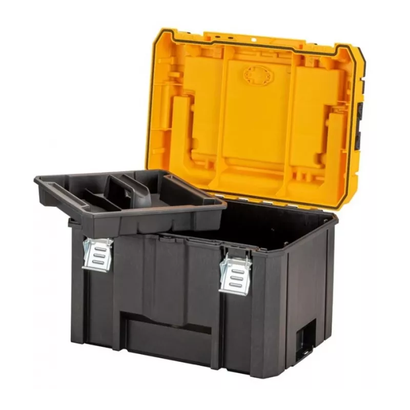 Maletín profundo DeWalt DWST83343-1 TSTAK 2.0, policarbonato, negro/amarillo, 440x333x323 mm