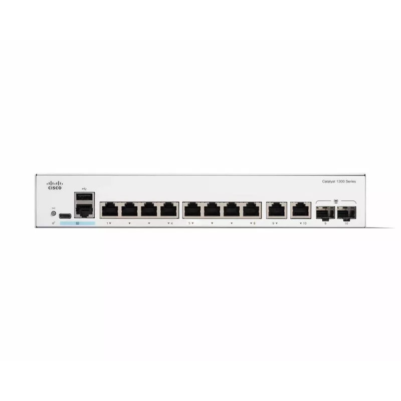 Switch gestionado Cisco Catalyst 1300-8T-E-2G 8 puertos GE L2