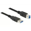 Cable USB DeLOCK 85070 USB 3.2 Gen 1, 5 m, USB A USB B, negro