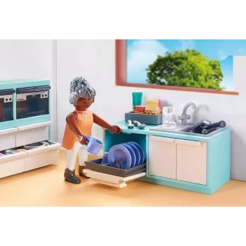 Cocina Playmobil My Life Kitchen 71608 multicolor plástico 4-10 años