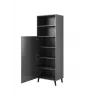 Armario de almacenamiento Cama Meble ABETO 60×40×176,5 cm grafito/grafito brillo
