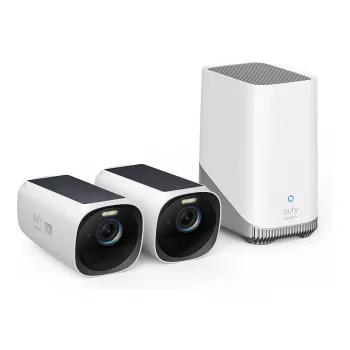 Eufy T88713W1 EufyCam S330 (eufyCam 3) - Kit de 2 cámaras