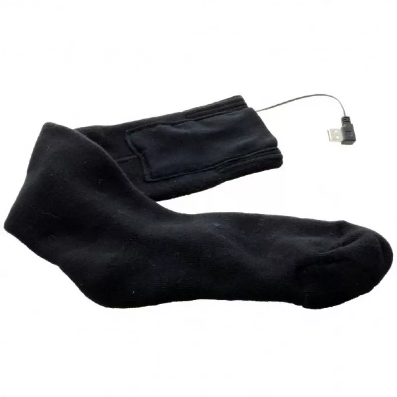 Glovii GQ2L calcetines calefactables, talla L (41-46), negros