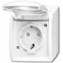 BUSCH JAEGER 20 EBW-54 - CEE 7/3 - 2P+E - Blanco - IP44 - 250 V - 16 A