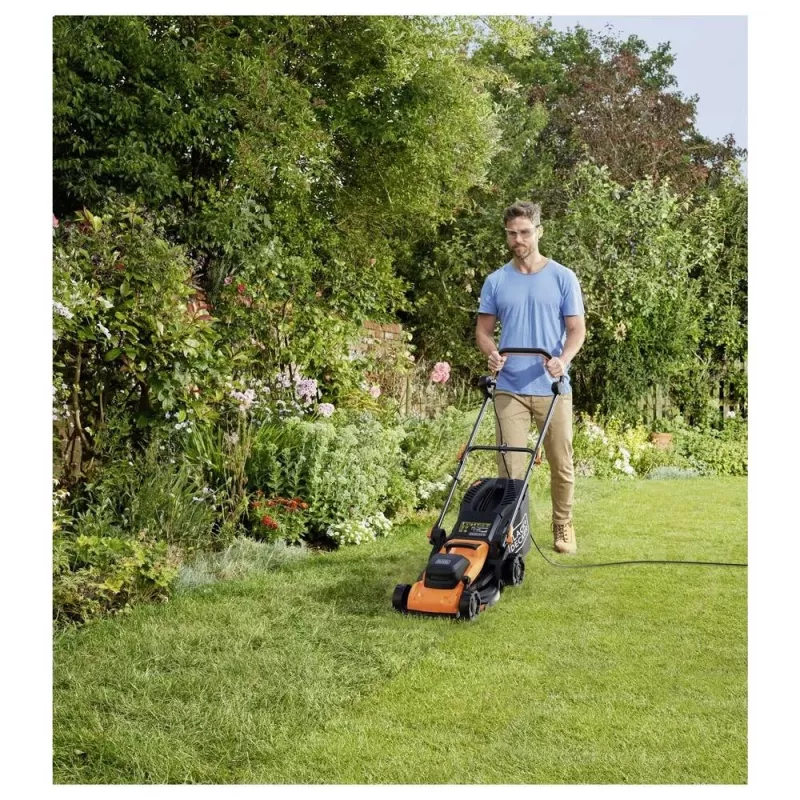 Cortacésped eléctrico 1400W BEMWP340 BLACK+DECKER