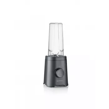 Batidora de mesa SEVERIN SM 3743 — bol de 0,6 l, 320 W, negra, cuchillas de acero inoxidable