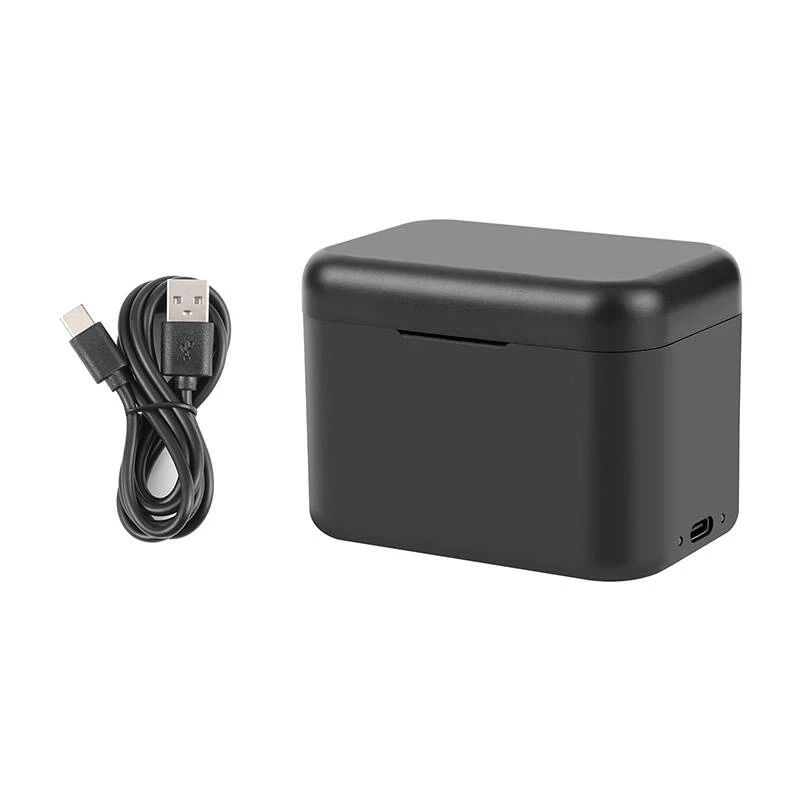 Estuche de carga Puluz PU999B para Insta360 X4 — negro, para baterías de cámara y tarjetas de memoria