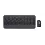Logitech Signature MK650 for Business - Conjunto teclado y ratón - Inalámbrico - 2,4 GHz, Bluetooth LE - QWERTY - Español - Grafito