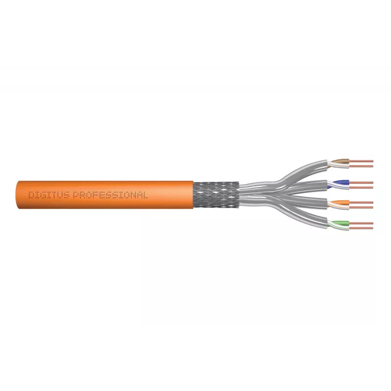 Cable de red Digitus Cat.7 S/FTP Simplex Dca-s1a d1 a1 25m naranja