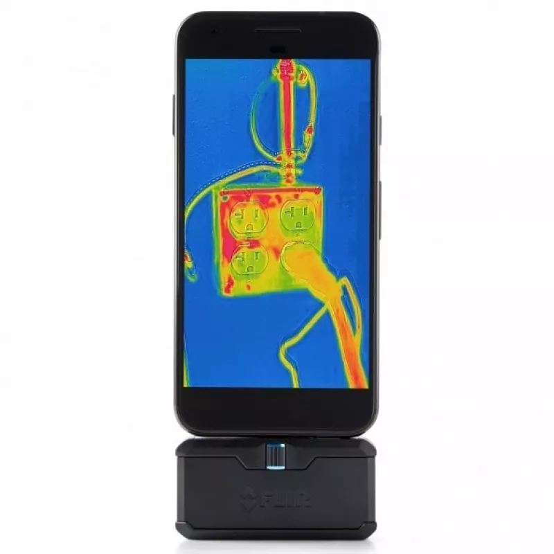 Cámara termográfica FLIR ONE Pro Android USB-C — FLIR, modelo FP3AC, 8,7 Hz, NETD 150 mK, 8–14 µm, enfoque fijo, USB-C