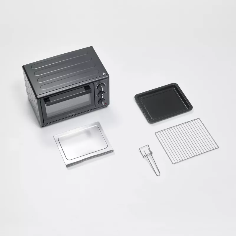 Horno eléctrico compacto SEVERIN TO 2078 — 20 L de capacidad, 1600 W, negro, independiente