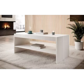 Banco / mesa PAFOS 120x60x50 cm blanco mate