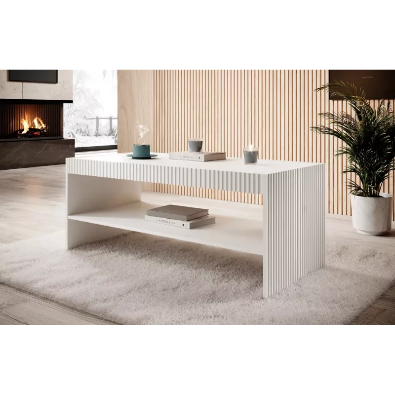 Banco / mesa PAFOS 120x60x50 cm blanco mate