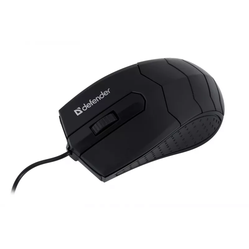 Defender HIT MB-530 ratón óptico con cable, 1000 DPI, negro