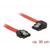 Cable SATA DeLOCK 83963 0,3 m SATA 7-pin negro rojo