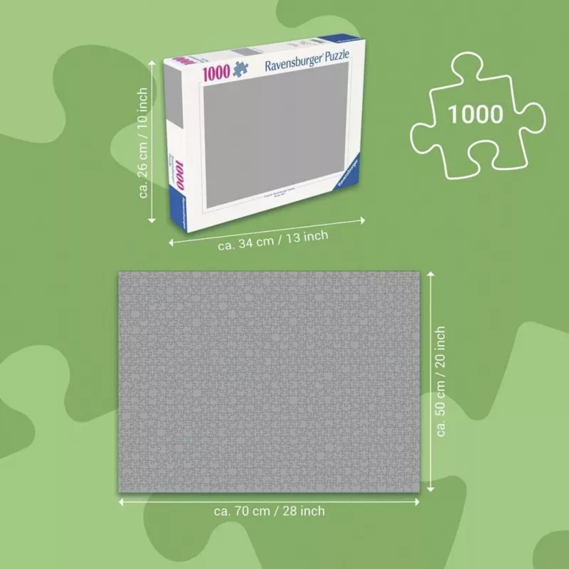 Ravensburger Puzle Challenge DC Comics 1000 piezas, piezas de unión premium, tamaño montado aprox. 68 x 49 cm