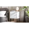 Set de mesita de noche 2 uds. cama meble PALAZZO BIS 45×39×H59 cm, blanco mate, MDF/aglomerado