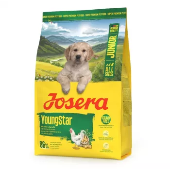 Pienso seco para cachorros JOSERA Junior YoungStar, bolsa de 3 kg, alimento completo para cachorros