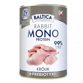 BALTICA Nutraceutic Monoproteico Conejo con Prebióticos - Comida húmeda para perros - 400 g