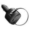 Belkin 75W 2 puertos con cable USB-C retráctil para coche - Cable (CCC001HQBK)