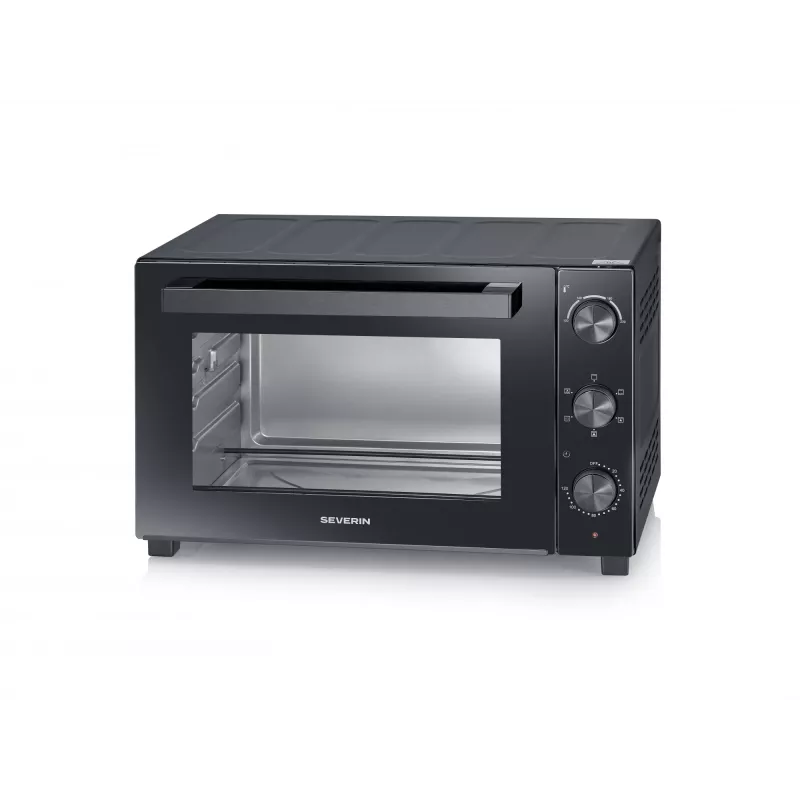 Horno eléctrico de sobremesa independiente SEVERIN TO 2076 — 46 L, 1800 W, independiente, negro, 515×420×365 mm