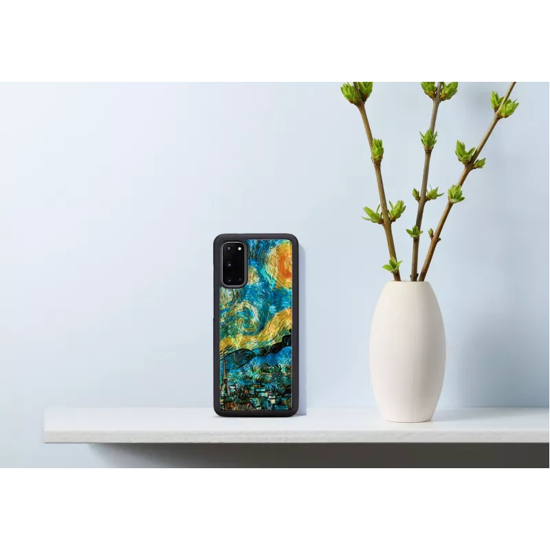 Funda protectora iKins para Samsung Galaxy S20 – diseño Noche estrellada negro