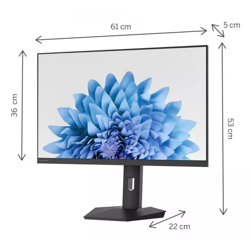 Monitor LCD | THOMSON | 27 | 1920 x 1080 píxeles | Full HD | Relación de aspecto nativa 16:9 | Plano | M27FB5C15