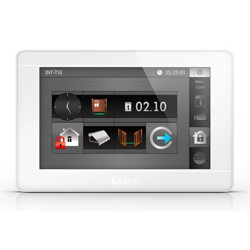 SATEL KEYPAD INT-TSI-W GRAPHIC 7 PULGADAS (BLANCO)