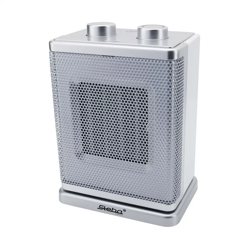 Calefactor eléctrico Steba KH 4 Interior Plata, Blanco 1800 W