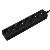 Regleta de enchufes LogiLink LPS238B 1,5 m 6 tomas AC interiores negra