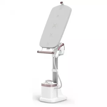 Sistema de planchado Tefal QT 1811 IXEO, centro de planchado con depósito integrado de 1,2 l, 2200 W, vapor continuo 80 g/min, golpe de vapor 200 g/min, vapor vertical, tabla de planchar incluida