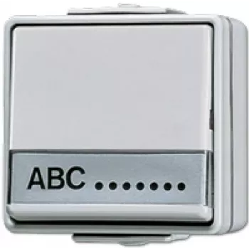 Jung 606 NAW Interruptor eléctrico 1 polo Blanco (606NAW)