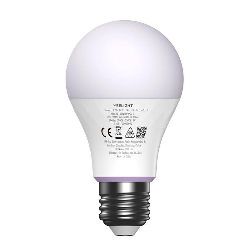 YEELIGHT W4 bombilla inteligente Wi-Fi/Bluetooth E27 color (YLQPD-0011) 1 ud.