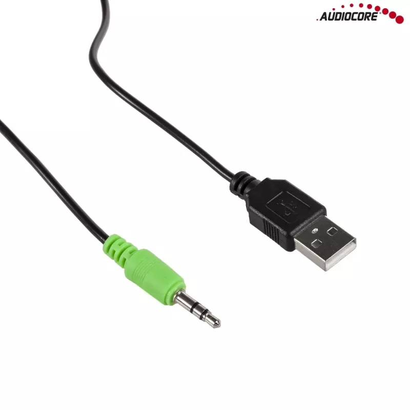 Altavoz estéreo Audiocore AC805 2.0 PC 6W negro