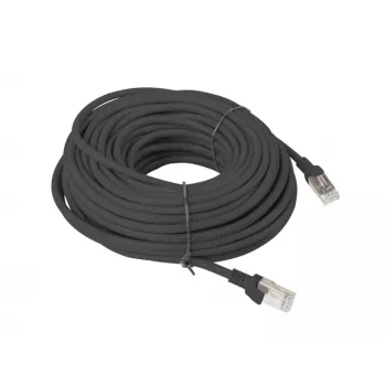 Cable de red LANBERG Cat6 PCU6-10CC-2000-BK — 20 m, U/UTP, RJ-45, negro