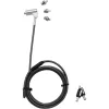 Candado de cable DICOTA D31700 negro plata 2 m