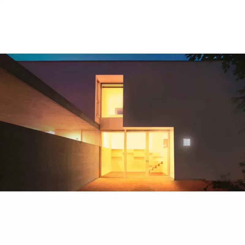 Lámpara de pared exterior Steinel L 691 S PMMA, LED 8,5 W, sensor PIR, 360°/7 m, antracita, aluminio/plástico