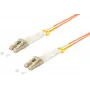 Cable de fibra óptica S/CONN ShiverPeaks 77931 1 m LC naranja