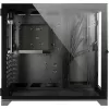Caja de PC gaming C-703 Vision ATX, cristal templado, negro